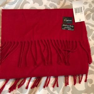 Christmas Red Italian Scarf 🧣